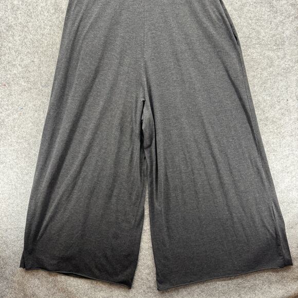 Natural Life Womens Knit V Neck Jumpsuit Size OS Charcoal Boho Hippie Oversized - Picture 12 of 16